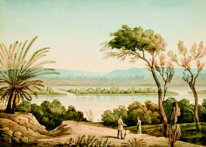 Historical Perth scene