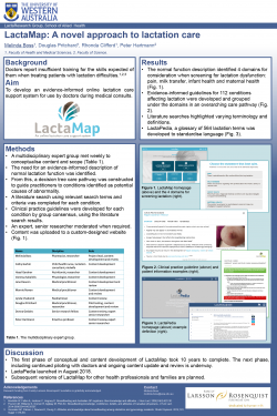LactaMap: A novel approach to lactation care
